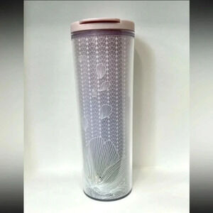 NEW Starbucks Asia Limited Pink Mermaid Sea Shells Tumbler